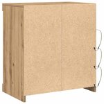 vidaXL Buffet chêne artisanal 60.5 x 37 x 67 cm Bois d'ingénierie