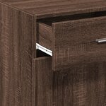 vidaXL Buffet chêne marron 50x42 5x93 cm bois d'ingénierie