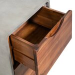 vidaXL Table de chevet Bois d'acacia massif 40 x 30 x 50 cm