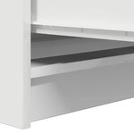vidaXL Buffet blanc 100x35x99 cm bois d'ingénierie