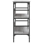 vidaXL Table console sonoma gris 100x32x75 cm bois d'ingénierie