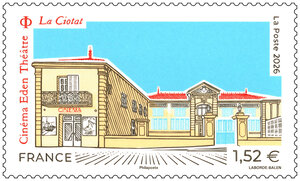 Timbre - La Ciotat - Cinéma Eden Théâtre - Lettre Verte