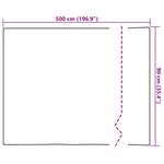 vidaXL Film autoadhésif pour meubles Chêne clair 500x90 cm PVC