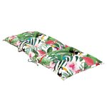 vidaXL Coussins de chaise de jardin dossier haut lot de 6 multicolore