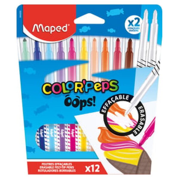 Feutres effacables - Oops color peps
