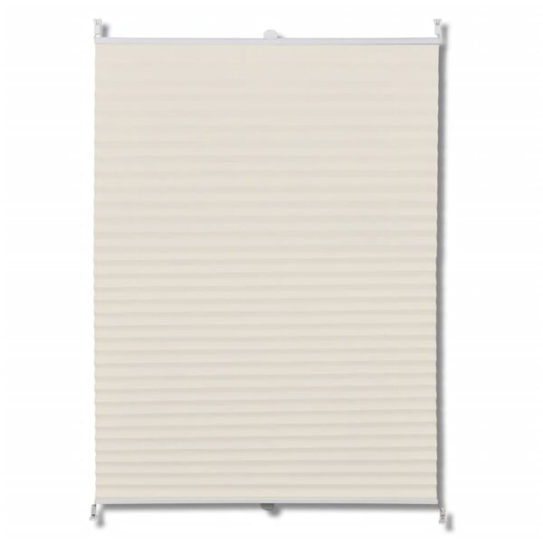 vidaXL Store plissé 90x100 cm Crème