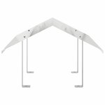 vidaXL Hotte de cheminée Argent 60 x 60 x 38 cm Acier inoxydable