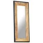 vidaXL Miroir 110x50 cm Bois de manguier massif