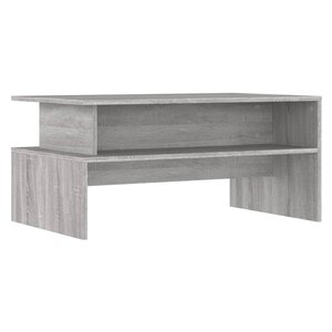 vidaXL Table basse sonoma gris 90x55x42 5 cm bois d'ingénierie