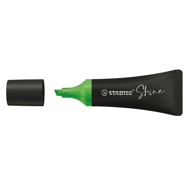 Surligneur Shine Pointe Biseautée 2 - 5 mm Vert STABILO