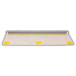 vidaXL Tapis d'escalier autocollants 30 Pièces 65x21x4 cm platine