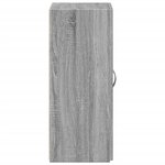 vidaXL Armoire de classement sonoma gris bois d'ingénierie