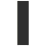 vidaXL Garde-robe noir 80x50x200 cm bois d'ingénierie