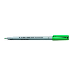 Marqueur non-permanent 'lumocolor 316' fin 0 6 mm vert staedtler