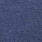 vidaXL Sommier à lattes de lit avec matelas Bleu 90x190 cm Tissu