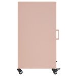 vidaXL Buffet rose 36x39x72 cm acier laminé à froid