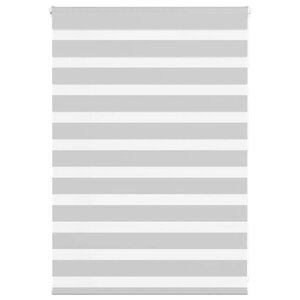 vidaXL Store zèbre gris clair largeur du tissu 110 9 cm polyester