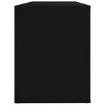 vidaXL Armoire à chaussures Noir 100x35x45 cm Bois d'ingénierie
