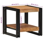 Table basse vidaXL 40x50x38 cm en bois d'acacia massif