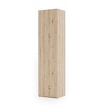 Bibliothèque Loni 160 x 40 cm - chêne artisan  caisson fermé