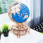 Eco-wood-art kit de maquette 393 pièces globe bois