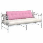 vidaXL Coussin de Dos Rose 160 x 19 x 50 cm tissu