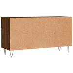 vidaXL Banc à chaussures chêne marron 102x35x55 cm bois d'ingénierie
