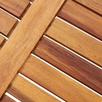 vidaXL Table pliable de jardin 40x40x40 cm Bois d'acacia massif