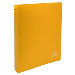 Classeur 4 Anneaux 30mm Polypropylène Opak - A4 Maxi - Jaune - X 20 - Exacompta