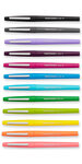 Paper Mate Flair Tropical Vacation - 12 Feutres - Assortiment de couleurs - pointe moyenne 0.7 mm