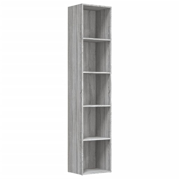 vidaXL Bibliothèque Sonoma gris 40x30x189 cm Bois d'ingénierie