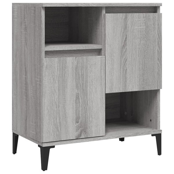 vidaXL Buffet Sonoma gris 60x35x70 cm Bois d'ingénierie