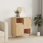 vidaXL Buffet Chêne sonoma 60x35x70 cm Bois d'ingénierie