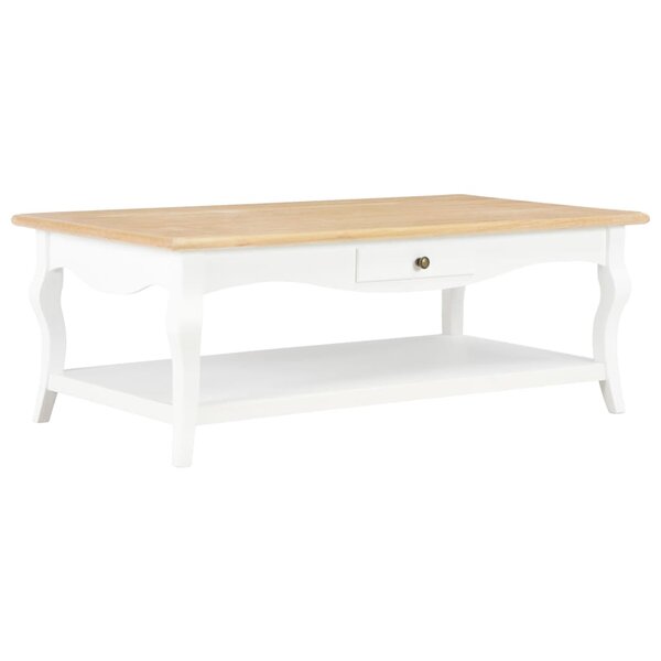 vidaXL Table basse Blanc 110 x 60 x 40 cm MDF