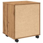 vidaXL Armoire roulante chêne artisanal 45x38x54 cm bois d'ingénierie