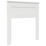 vidaXL Tête de lit Blanc 80 cm Bois d'ingénierie