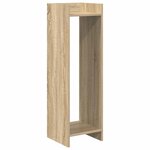 vidaXL Support de Plante 2 pièces Chêne Sonoma 30 x 30 x 100 cm
