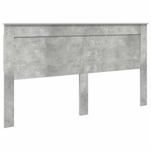vidaXL Tête de lit Gris béton 180 cm Bois d'ingénierie