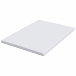 vidaXL Coussins de Matelas Blanc 140 x 190 cm