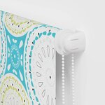 vidaXL Store enrouleur de douche 130x240 cm largeur du tissu 126 cm