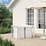 vidaXL Chaises de jardin salle à manger 2 Pièces Blanc et anthracite PP