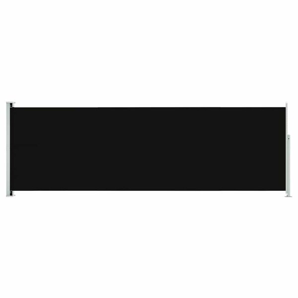 vidaXL Auvent latéral rétractable de patio 200x600 cm Noir