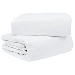 vidaXL Couettes et duvets Blanc 240 x 200 cm Bas