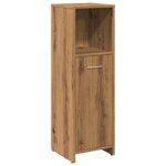 vidaXL Armoire de bain chêne artisanal 30x30x95 cm bois d'ingénierie