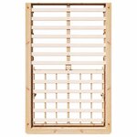 vidaXL Cadre de lit Pin massif 210 x 158 x 30 cm Pin massif