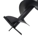 vidaXL Jeu de perceuse de sol à tarière Acier