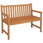 vidaXL Ensemble à manger de jardin 5Pièces Bois de teck massif