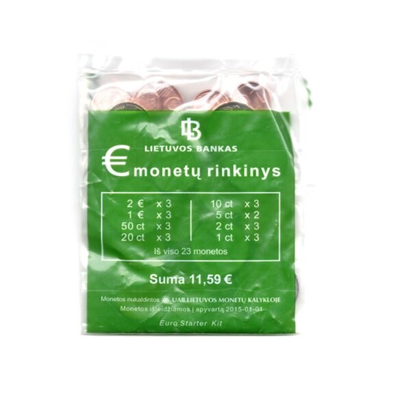 Starter-kit euro Lituanie 2015