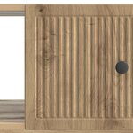 vidaXL Table basse Chêne artisanal 90 x 50 x 40 cm Bois d'ingénierie