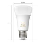 Philips hue blanc ambiance - ampoules led connectées e27 - compatible bluetooth - pack de 2